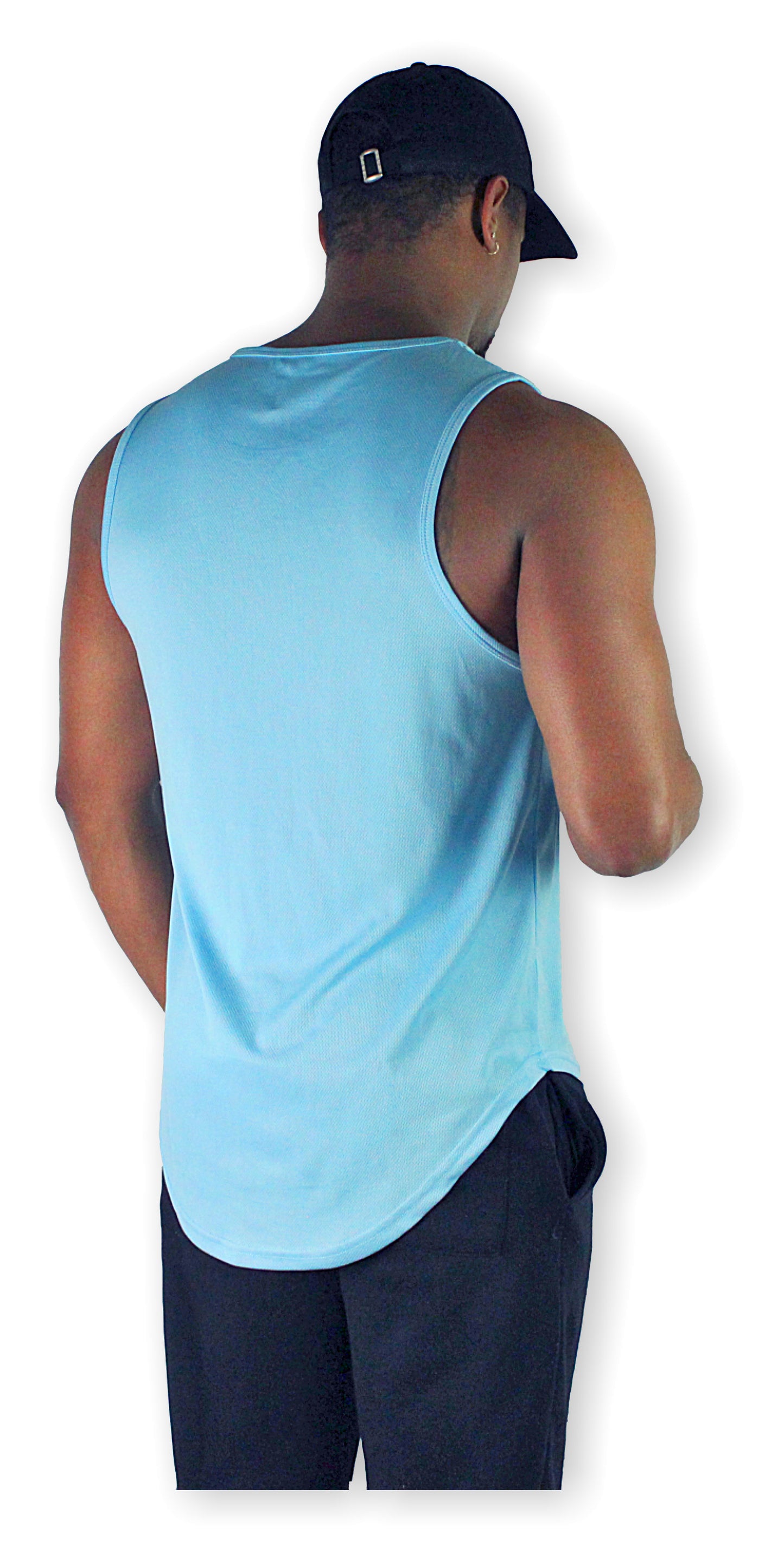 Level Up Tanktop Lichtblauw