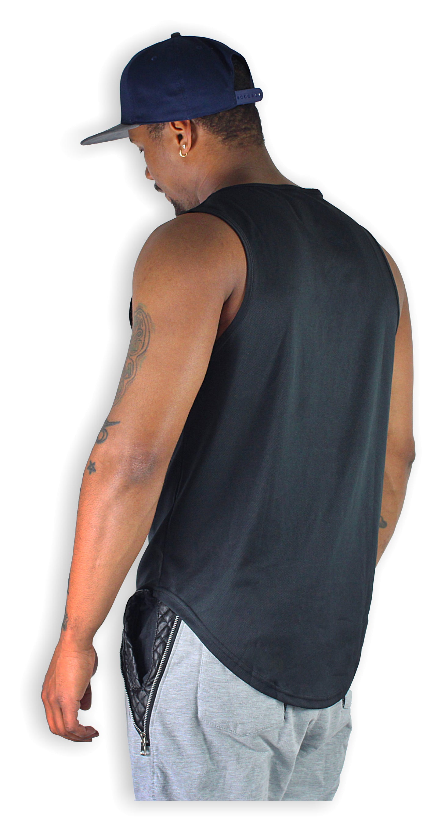 Level Up Tanktop Zwart