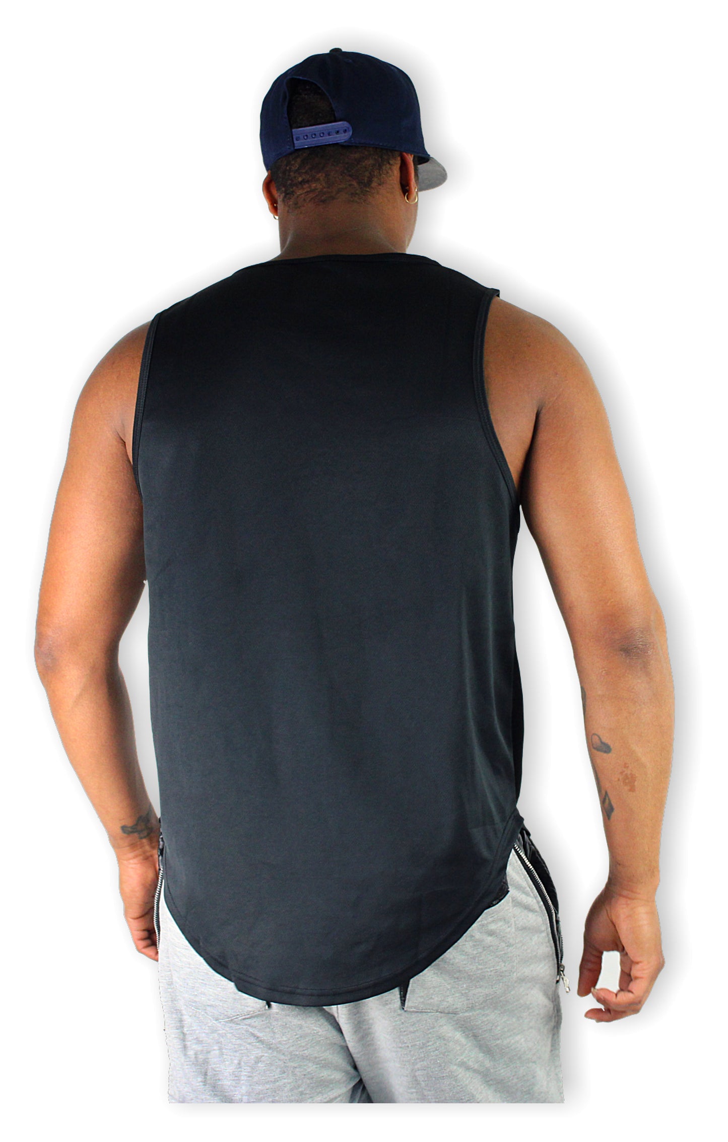 Level Up Tanktop Zwart