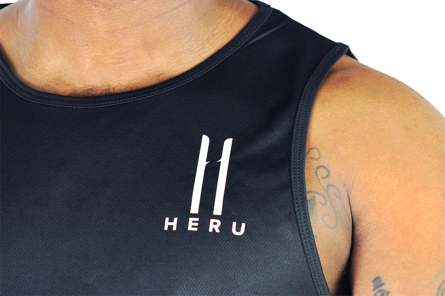 Level Up Tanktop Zwart