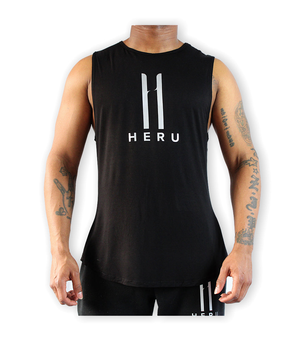 Performance Tank Top Heren Zwart